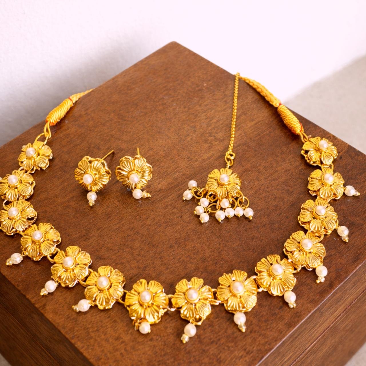 Indian Gold Jewellery Set  - Stainless Steel